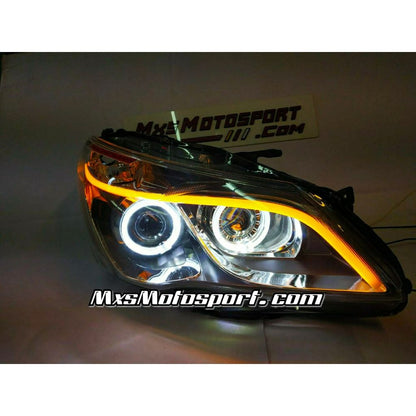 MXS3350 Maruti Suzuki Ciaz Demon Eyes Quad Projector Headlights with Daytime Lights