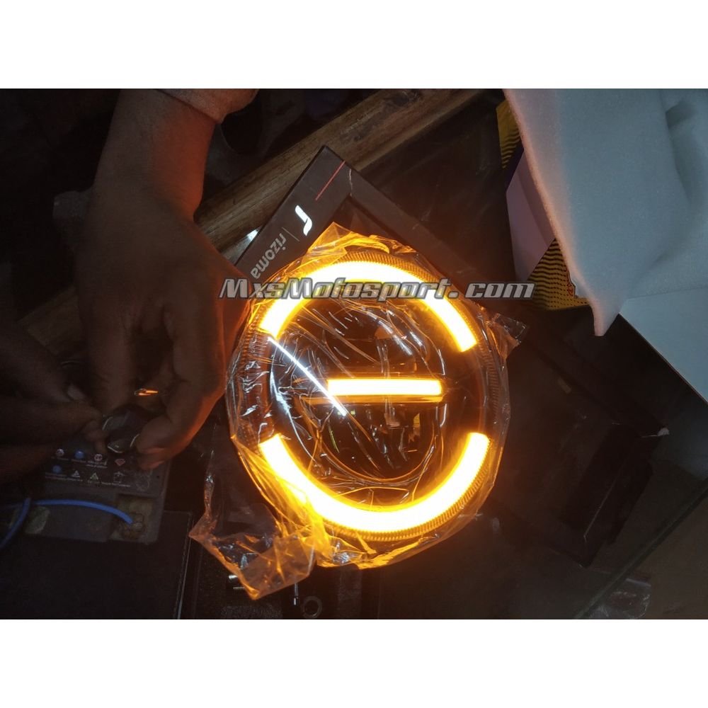 MXS3709 LED Headlights For Mahindra Thar Jeep Wrangler
