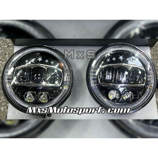 MXS3373 LED Headlights For Mahindra Thar Jeep Wrangler