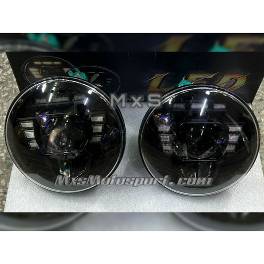 MXS3374 LED Projector Headlights For Mahindra Thar Jeep Wrangler
