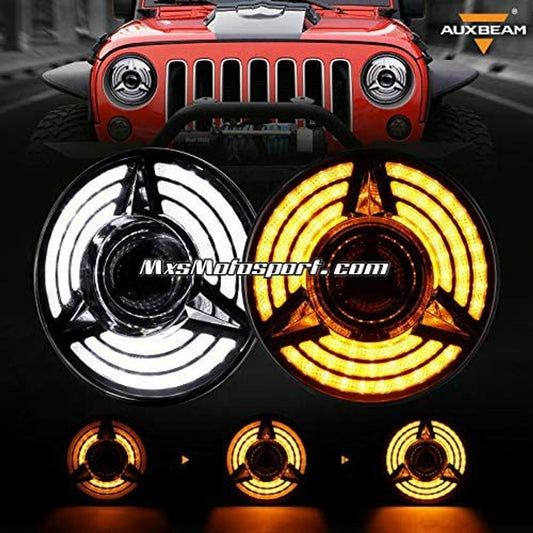 MXS3375 LED Projector Headlights For Mahindra Thar Jeep Wrangler