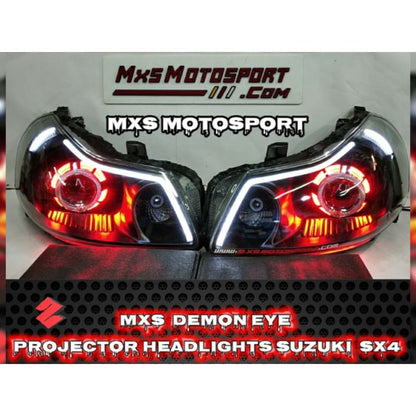 MXS3386  Demon Eye DRL Projector Headlights Maruti Suzuki SX4