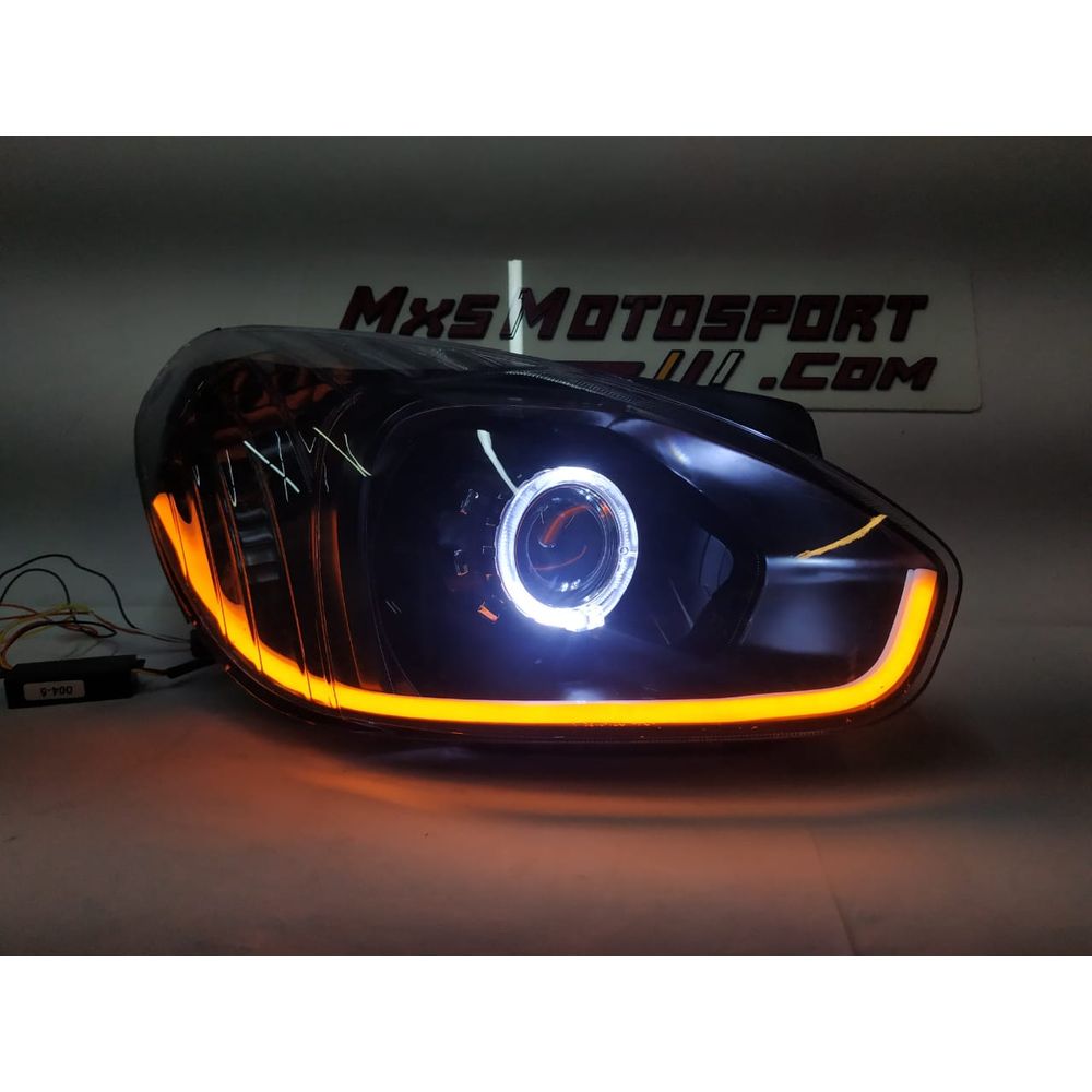 MXS3391 Hyundai Verna DRL Projector Headlights Old Version