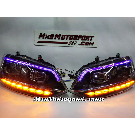MXS3392 Volkswagen Polo Led Quad Projector Headlights with Scanning Feature