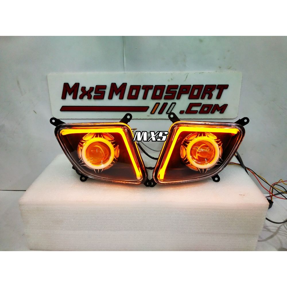 MXS3473 DRL Projector Fog Lamps For Tata Safari Dicor
