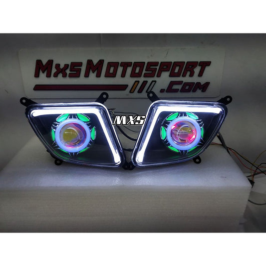 MXS3473 DRL Projector Fog Lamps For Tata Safari Dicor