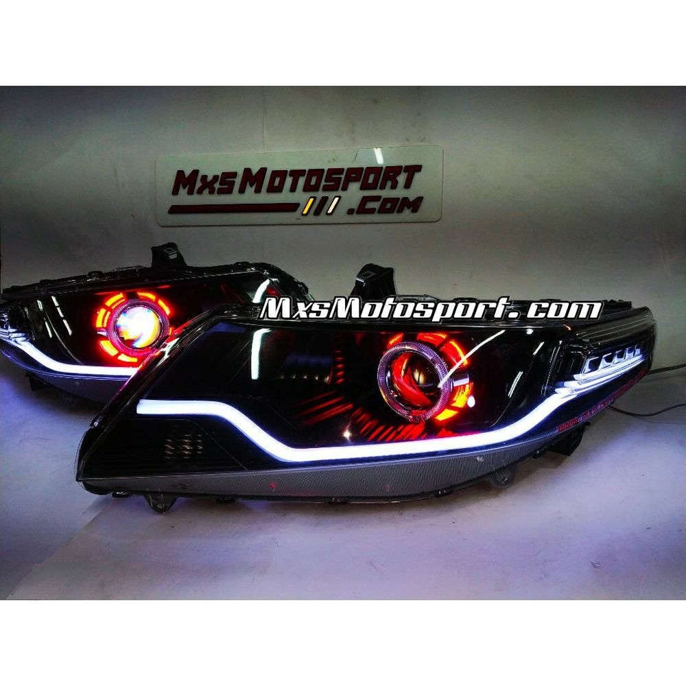 MXS3474 Demon Eye DRL Projector Headlights Honda City