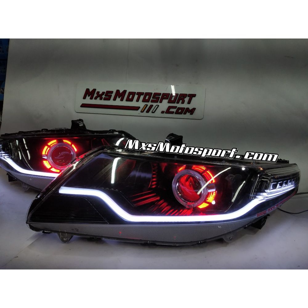 MXS3474 Demon Eye DRL Projector Headlights Honda City