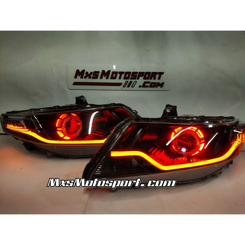 MXS3474 Demon Eye DRL Projector Headlights Honda City