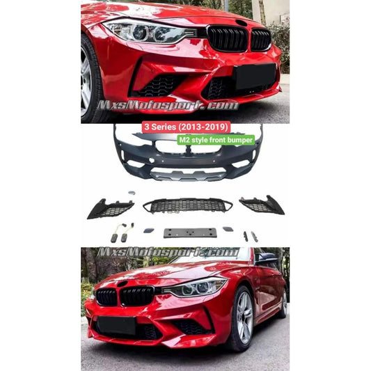 MXS3502 M2 Style Front Bumper Kit For BMW 3 Series 2013-2019