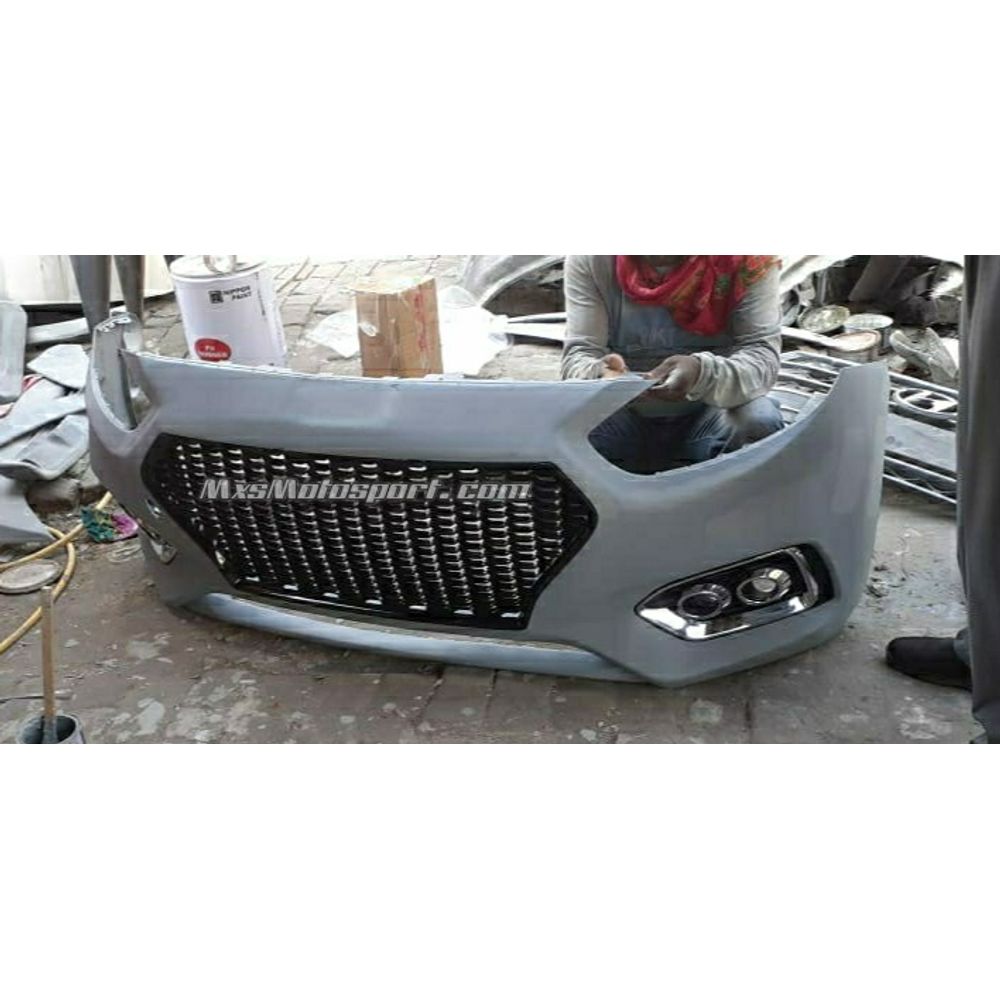 MXS3505 LED DRL Sports Bumper Hyundai Verna Verna Fluidic