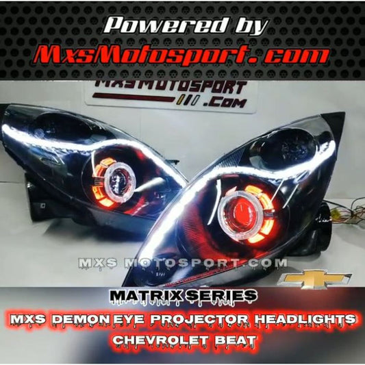MXS3523 Chevrolet Beat DRL Projector Headlights with Matrix Series