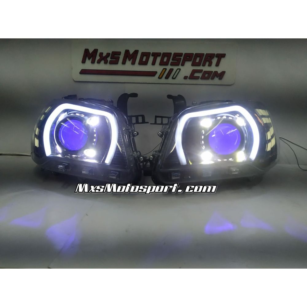 MXS3532 App Controlled Devil Eye DRL Projector Headlights For Maruti Suzuki Alto K10