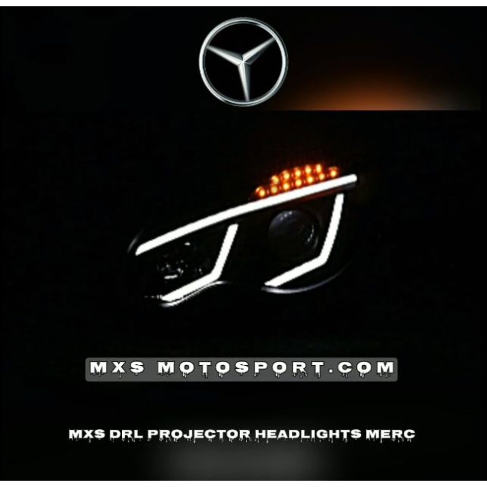 MXS3549 LED Daytime Projector Headlights For Merc C-class 2000-2006 Version