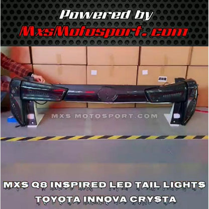 MXS3598 LED Tail Lights Toyota Innova Crysta (Q8 Inspired)
