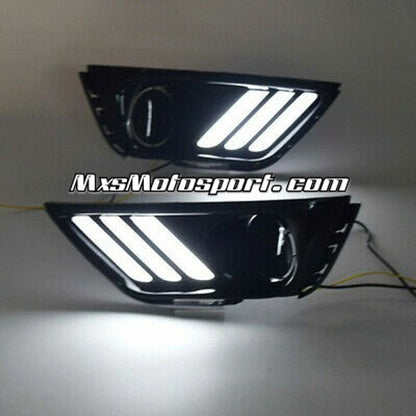 MXS3599 Jeep Compass LED Daytime Fog Lamps with Matrix Turn Signal Mode
