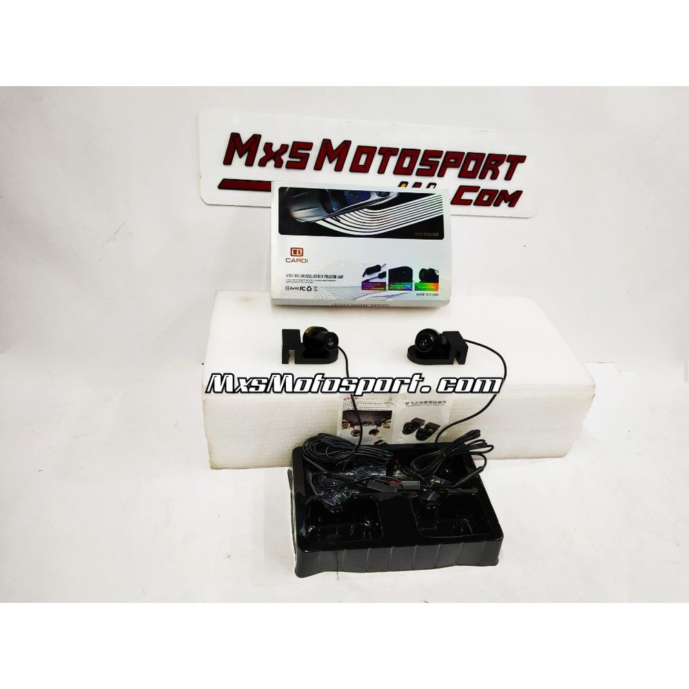 MXS3616 Angel Wings LED Shadow Door Light Projector Lamp for All Cars (Set of 2Pcs) CARDI