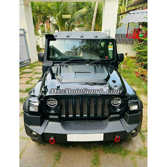 MXS3617 Monster Bonnet Scoop Hood For Mahindra Thar 2020+ Jeep Wrangler Inspired