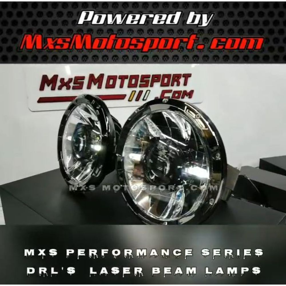 MXS3627 Off-road LED Laser Beam Foglamps THAR 2020 JEEP WRANGLER | ISUZU D'MAX | FORD ENDEAVOUR | FORTUNER | HILUX