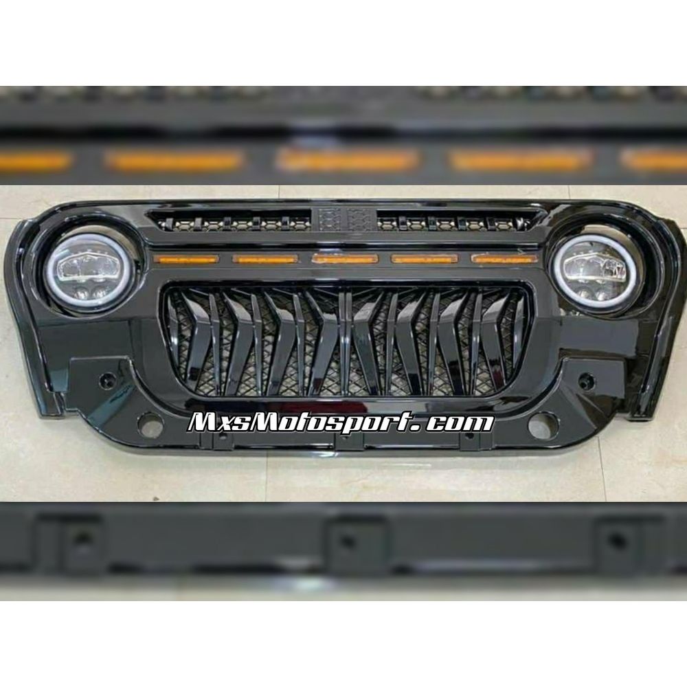 MXS3631 LED Grill For Mahindra Thar 2020+ ABS