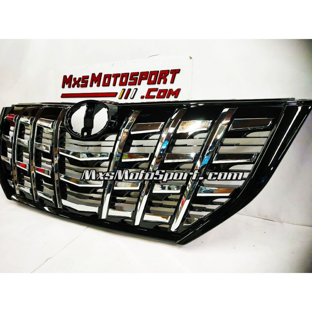 MXS3657 Innova T-4 Toyota Alphard Design Grill ! Black Painted with Chrome Finish