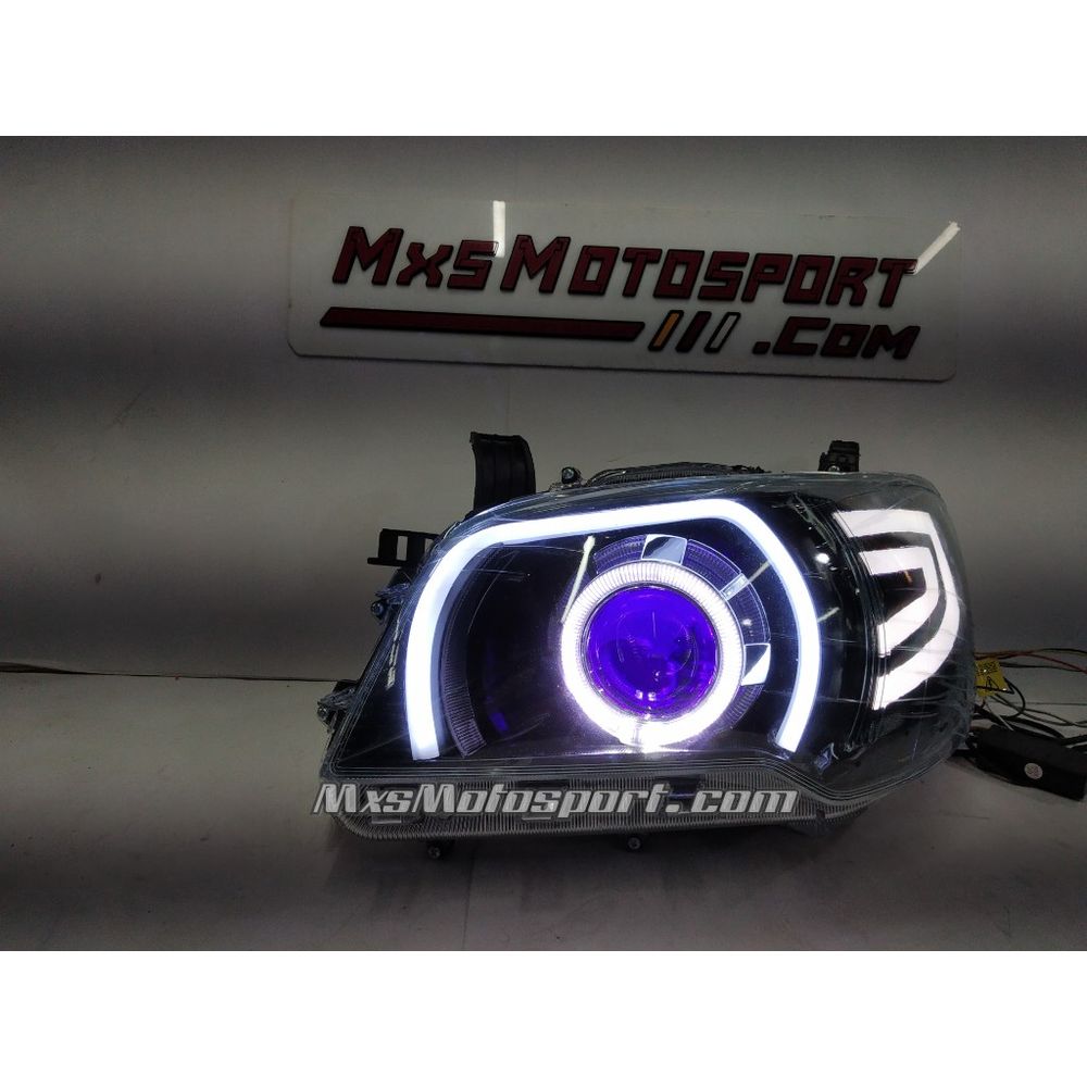 MXS3678 App Controlled Devil Eye DRL Projector Headlights For Maruti Suzuki Alto K10