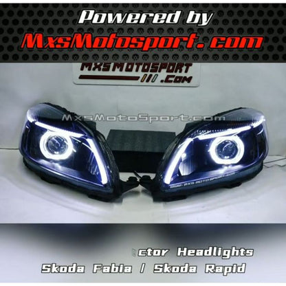 MXS3682 Skoda Rapid DRL Projector Headlights