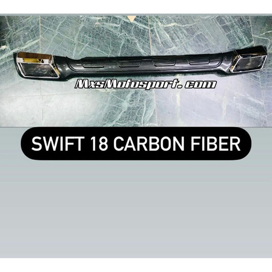 MXS3686 Maruti Suzuki Swift Carbon Fiber Diffuser Rear Bumper 2018+