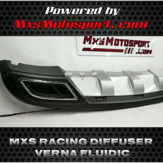 MXS3722 Hyundai Verna Racing Diffuser Rear Bumper