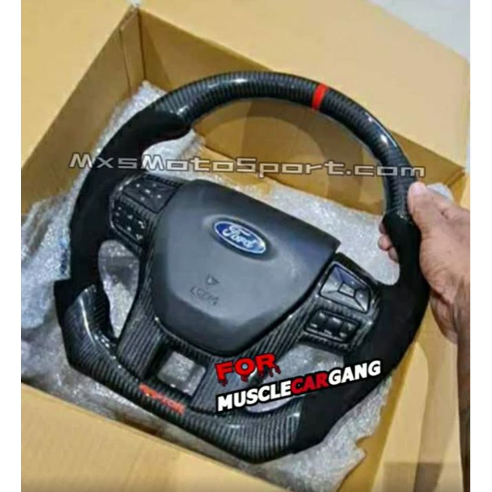 MXS3725 Carbon Fiber Raptor Steering For Ford Endeavour