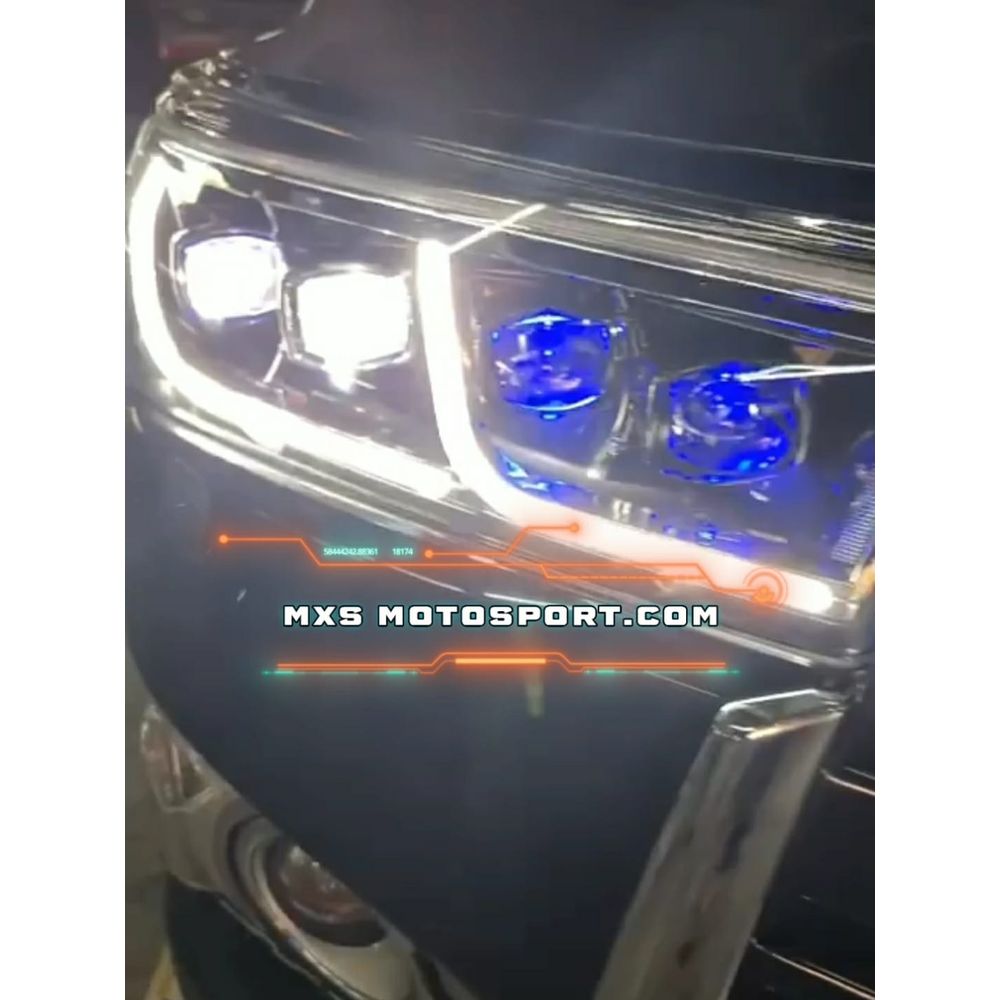 MXS3829 LED Projector Headlights Toyota Innova Crysta with Dual Qaud LENS Matrix Series