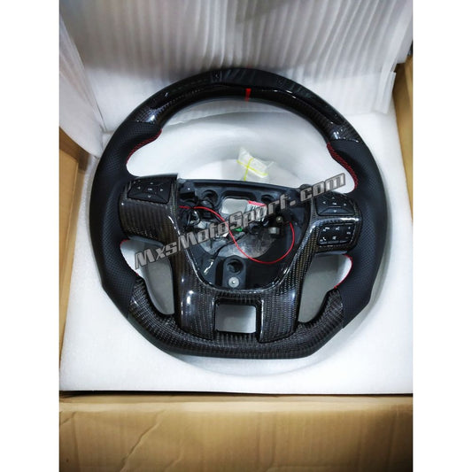 MXS3850 Carbon Fiber Steering For Ford Endeavour with OBD Sensor LED Display
