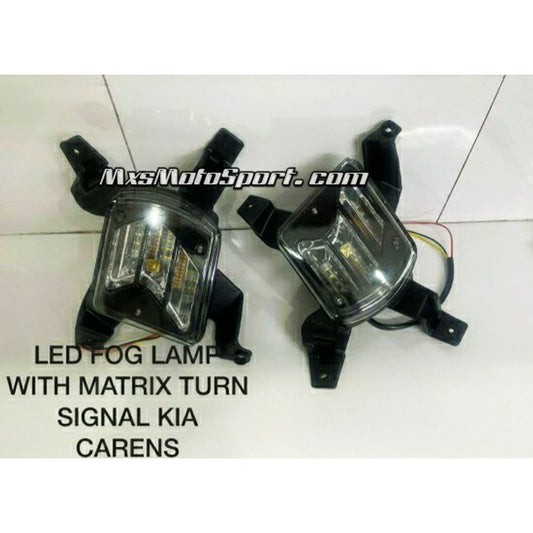 MXS3864 Kia Carens LED Lens DRL Fog Lamps With Matrix Series