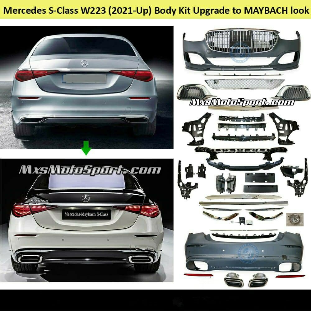 MXS3867 Mercedes S Class W223 (2021-UP) to Maybach Look Body Kit