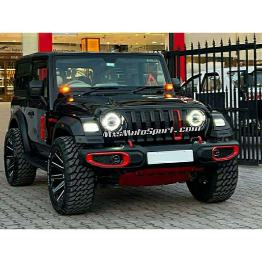 MXS3868 Wrangler Bumper For Mahindra THAR 2020 ABS + Metal Imported
