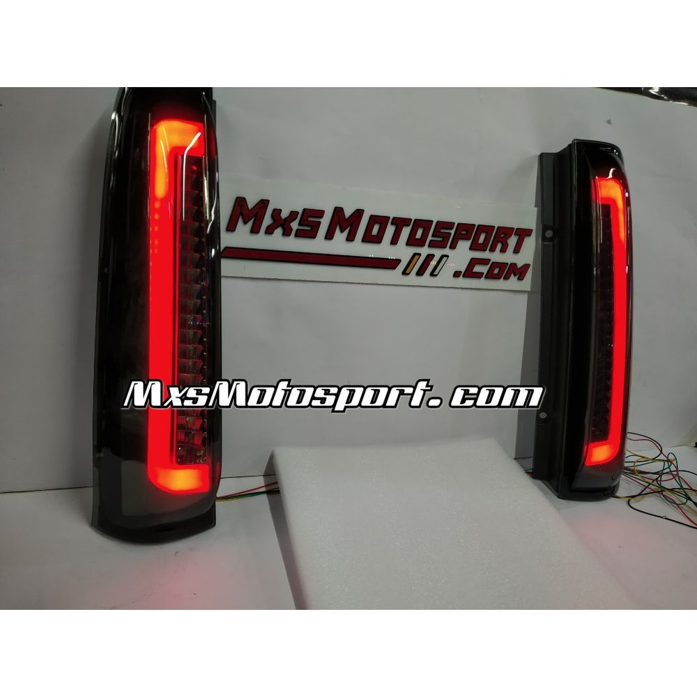 MXS3877 LED Upper Pillar Tail Lights Mahindra Scorpio Smoked Black with Scanning + Matrix Mode