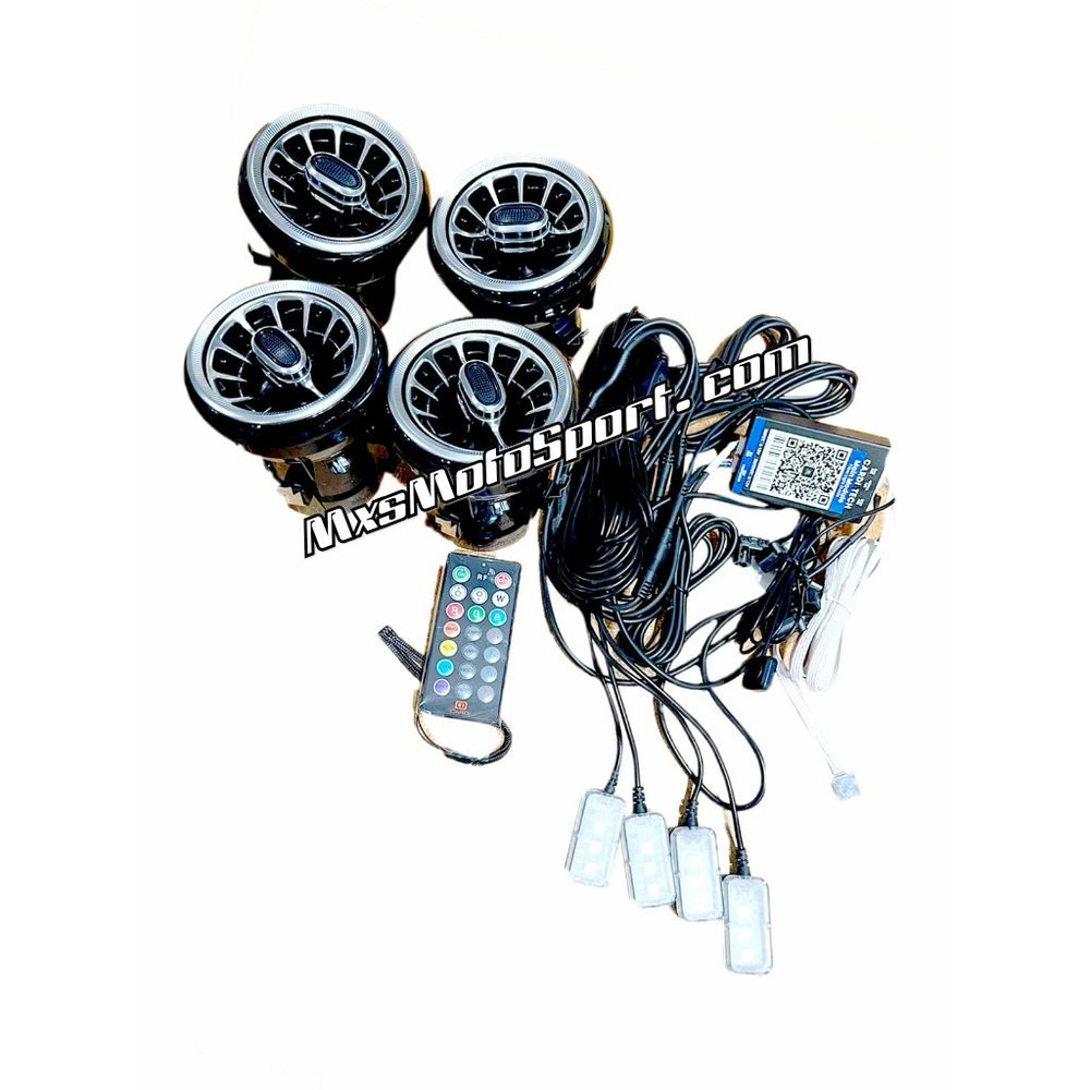 MXS3883 CARDI LED Multicolor AC Vents with Foot Lights For Mahindra Thar 2023