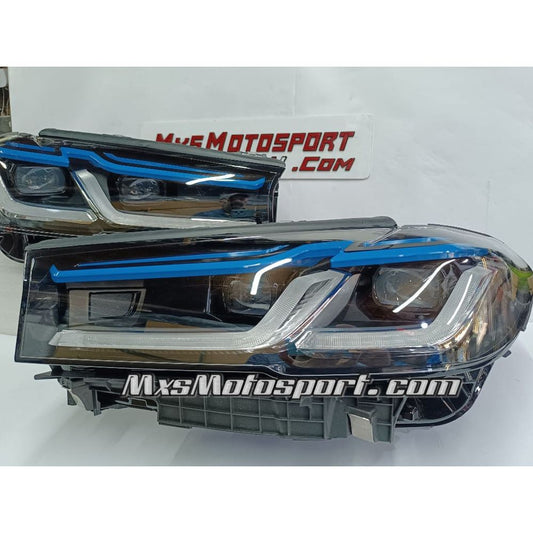 MXS3943 For BMW 2011 - 2017 F10 F18 Upgrade to BMW G30 G38 M5 Projector LENS Headlights DRL's