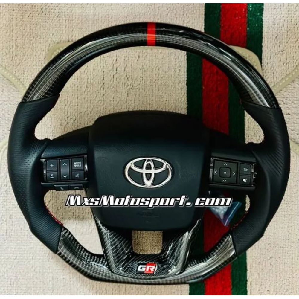 MXS4004 Carbon Fiber GR Steering For Toyota Innova Crysta