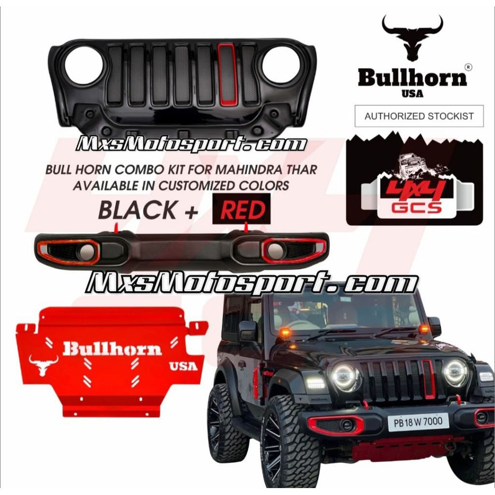 MXS4086 BuLLHorn Combo Kit For Mahindra Thar 2020+