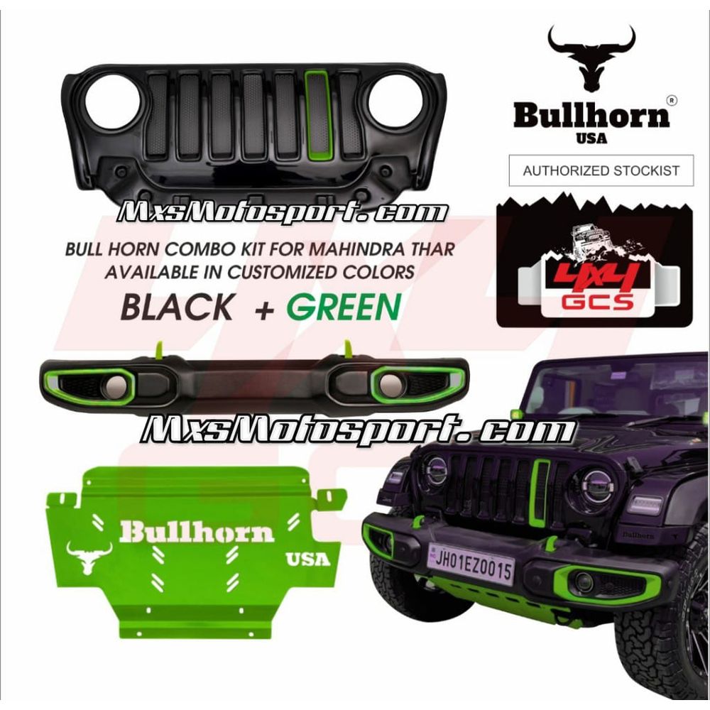 MXS4087 BuLLHorn Combo Kit For Mahindra Thar 2020+