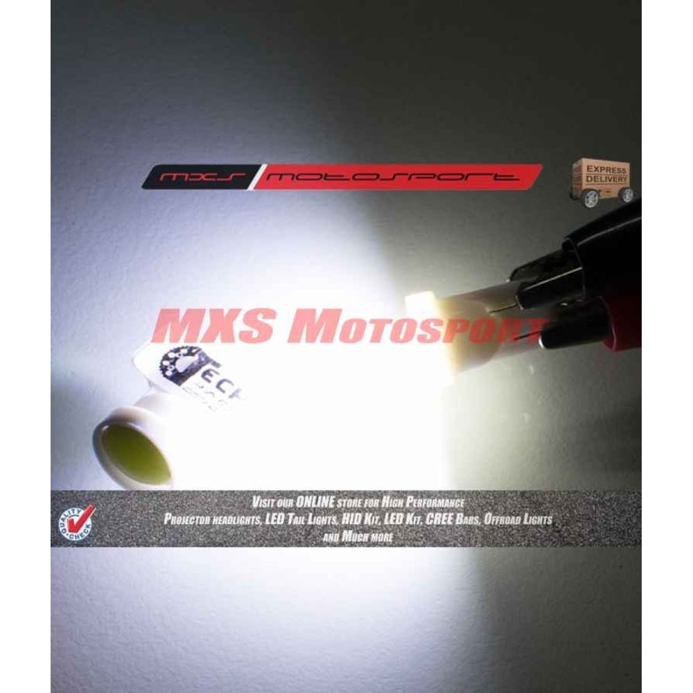 Tech Hardy T10 Convex Curvature LED Projector Long Range Parking Bulbs For KTM KTM Duke 390