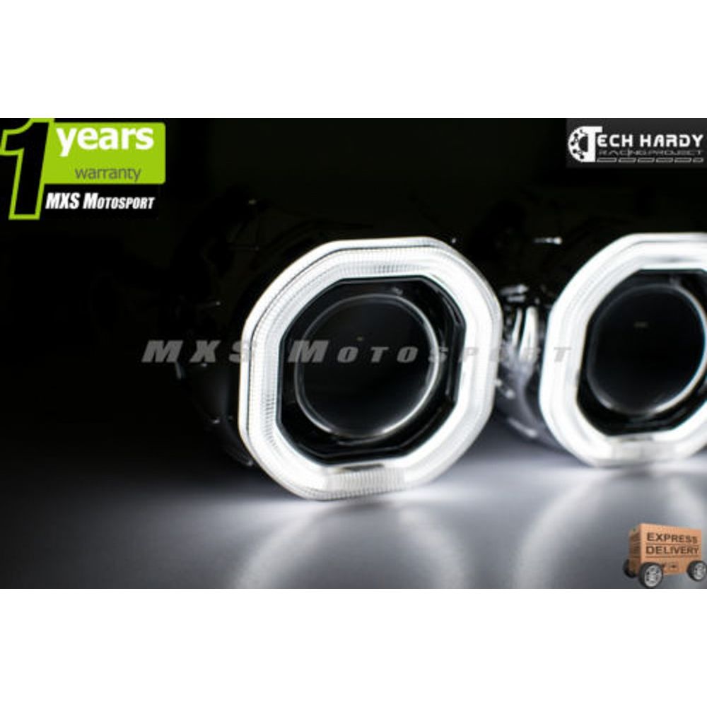 MXS911 Ford Ecosport Headlight HID BI-XENON HALO Ring Square Projector