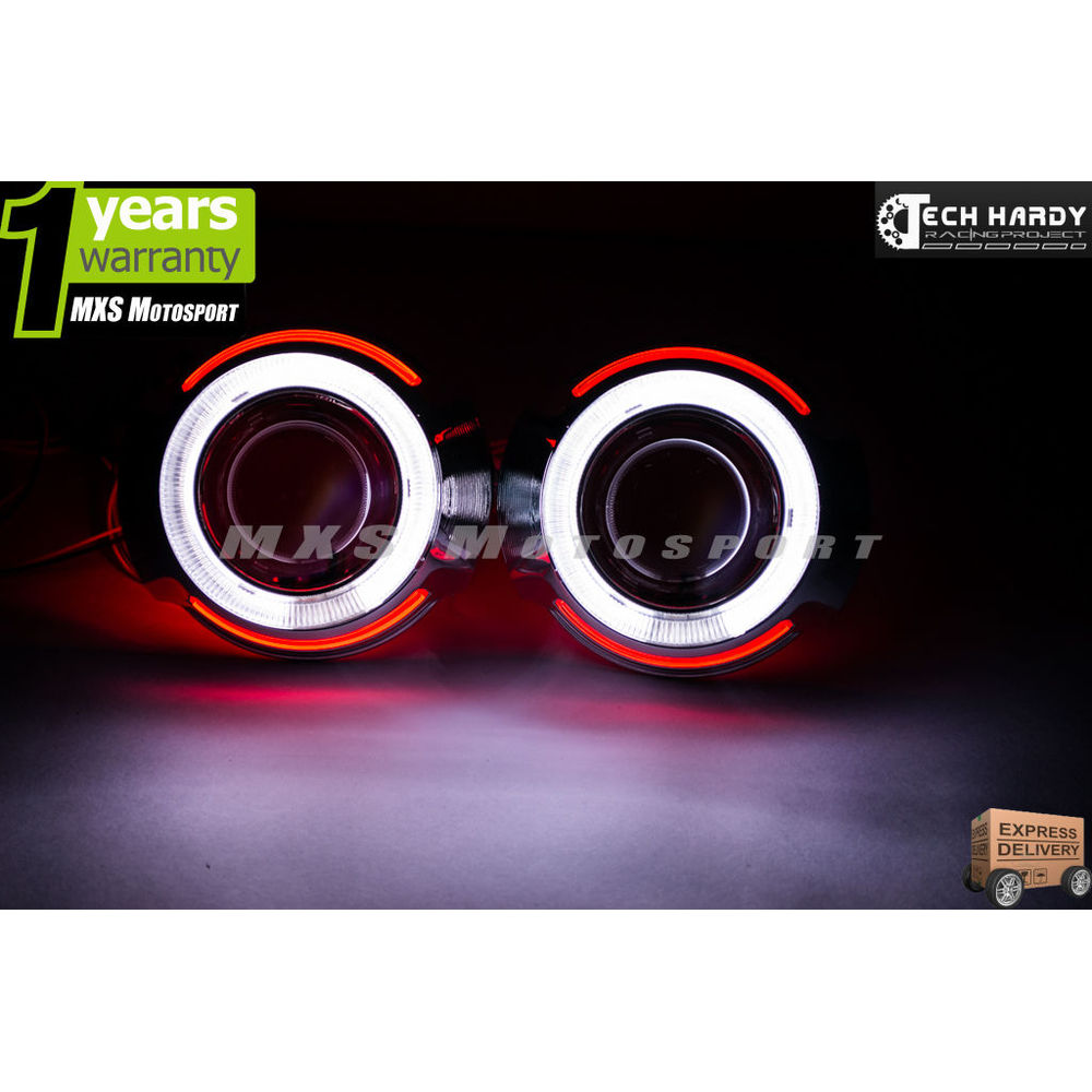 MXS967 Hyundai i10 Headlights HID BI-XENON Projector Ballast Shark & Angel Eye