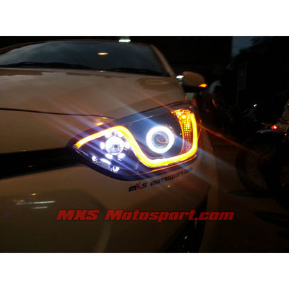 MXSHL15 Hyundai I20 Headlights Bi Xenon projector DRL & turn signal Indicator
