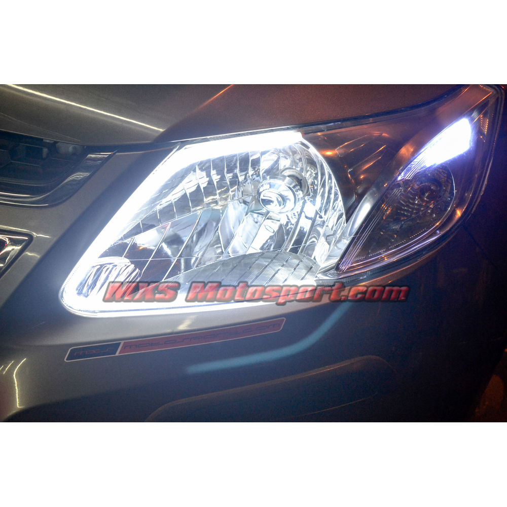 MXS2466 Audi-Style White-Amber DRL Daytime Running Light for Chevrolet Sail