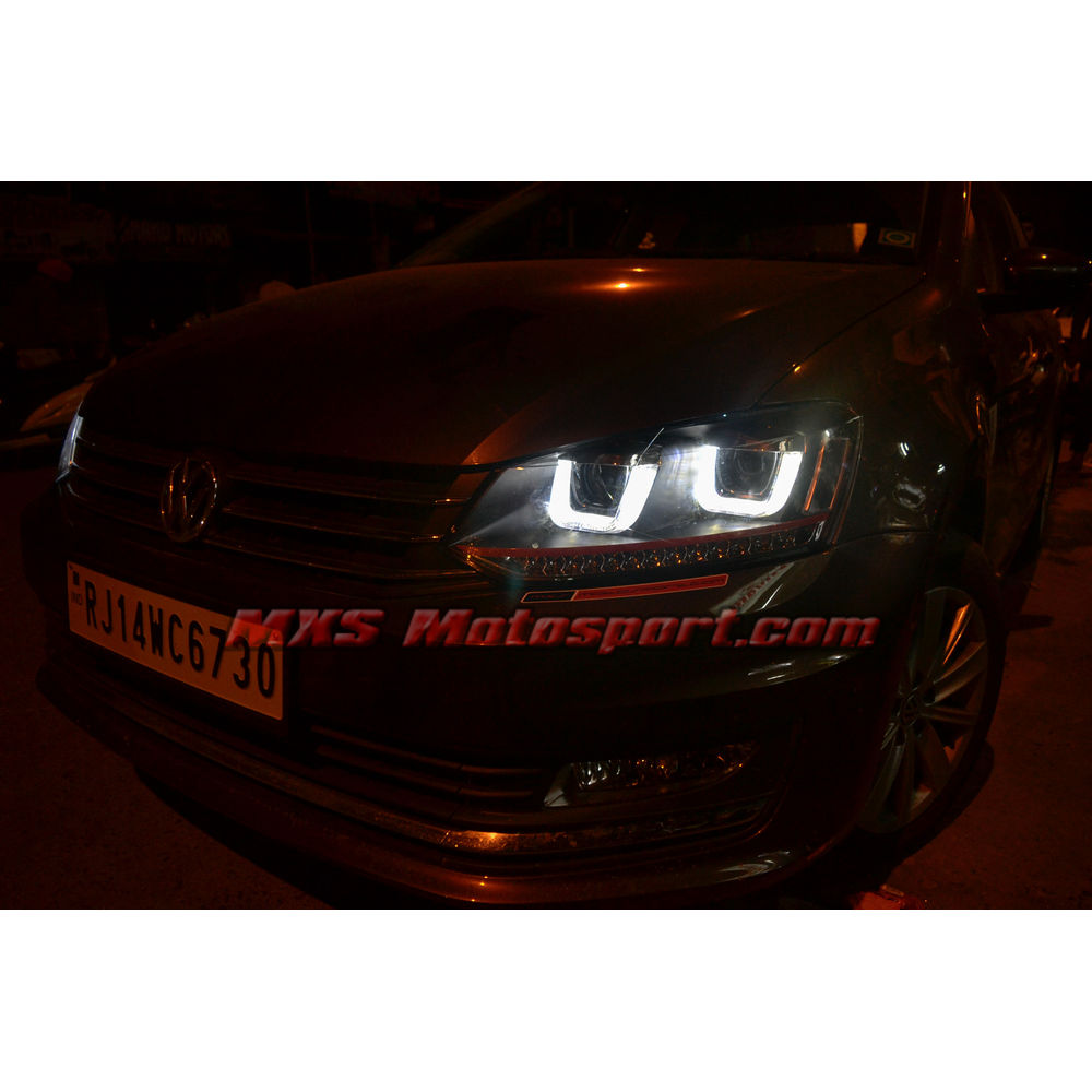 MXSHL276 Projector Headlights Volkswagen Vento with Matrix Style