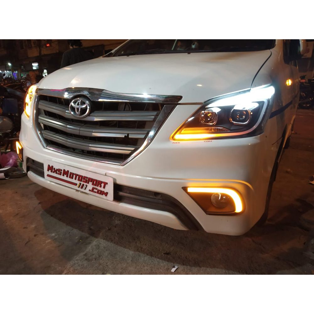 MXS3383 LED Fog Lamps Day Time Running Light Toyota Innova 2013