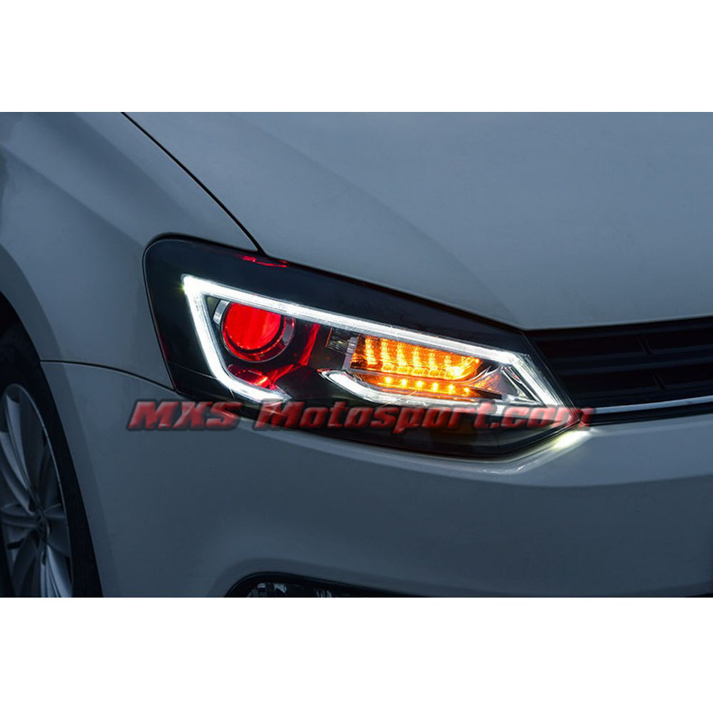 MXSHL630 Volkswagen Polo Led Daytime Projector Headlights with Matrix Mode