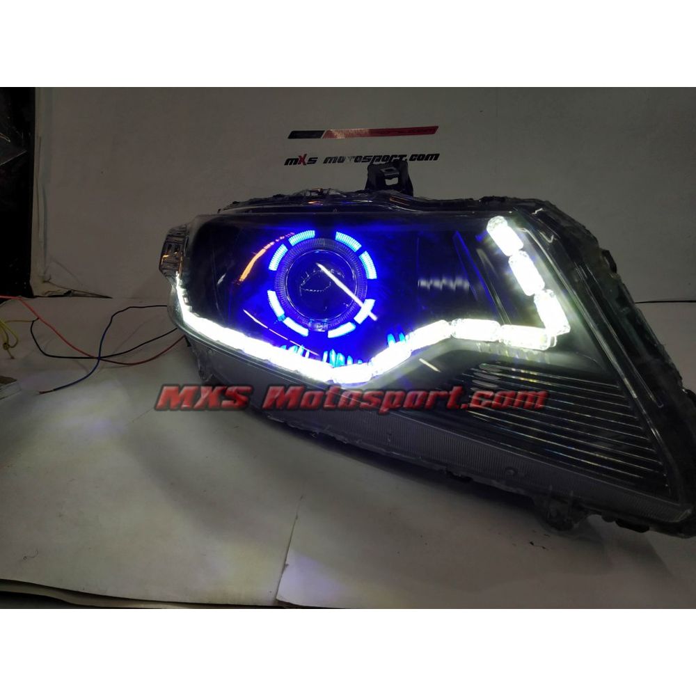 MXSHL735 Honda City Daytime LED Projector Headlights with Matrix Turn Signal Mode